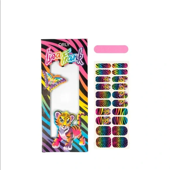 Orly x lisa frank nail wraps NWT vintage cheetah 🐆 - Picture 2 of 6